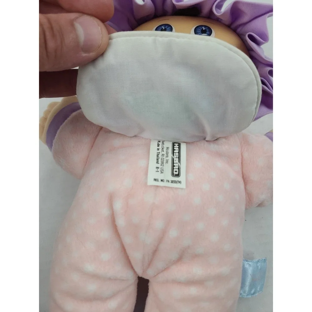Vintage‎ 1988 Cabbage Patch Kids Baby-Land Plush Doll Pink Soft Body Pacifier